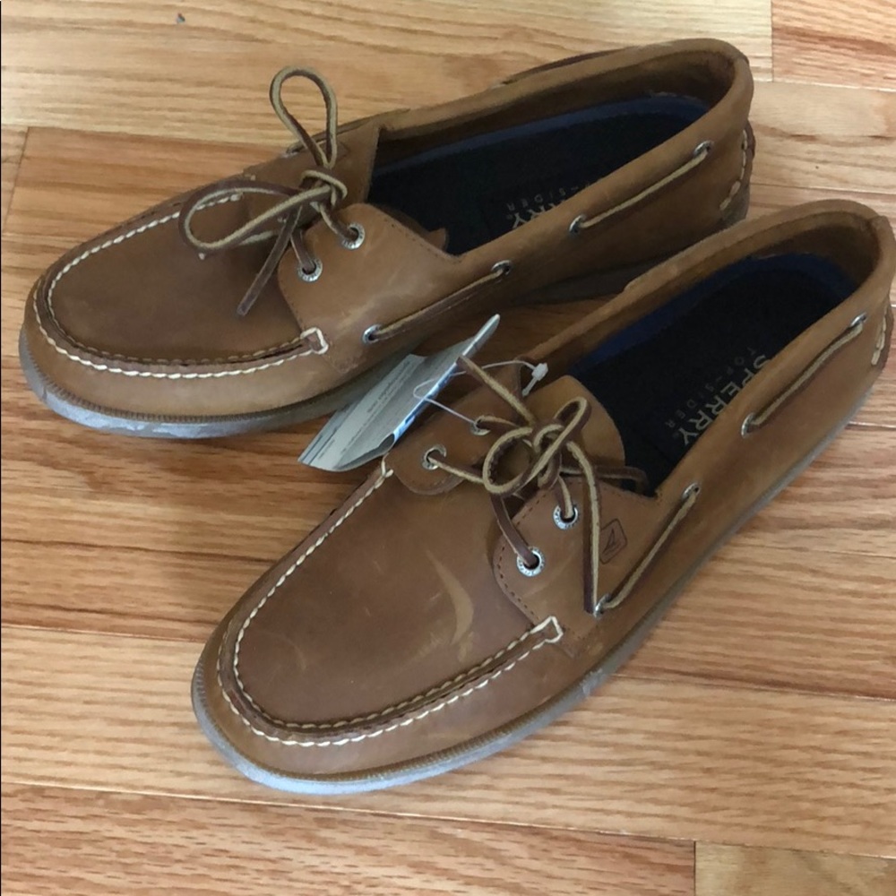Sperry Top Sider Beige Shoes New With Tags No Box